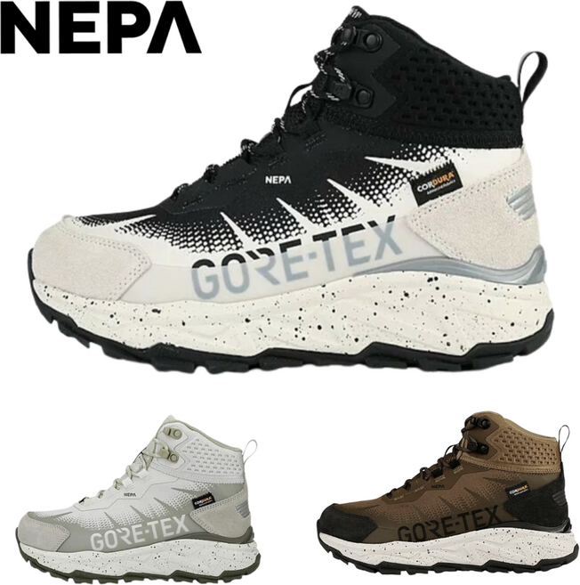 [백화점발송] 네파 남녀공용 등산화 고어텍스 방수 하이킹 트레킹화 캠핑 등산 낚시 겨울 산행 발이편한 신발