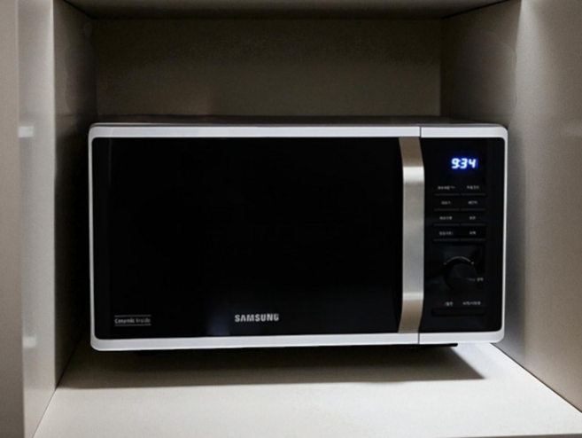 삼성전자 세라믹 전자레인지 화이트 23L 버튼식, 23L (MS23C3535AW 화이트) 1개