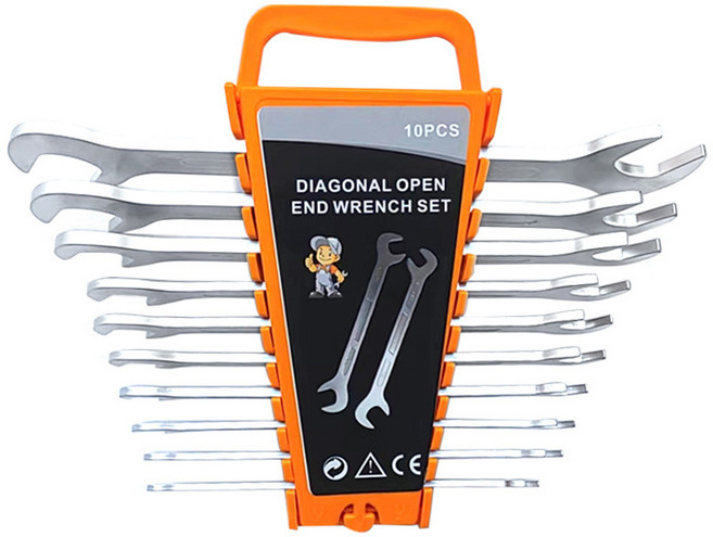 tinduo 스패너 슬림 렌치 초박형 양구 스패너6-27mm 10pcs, 1세트