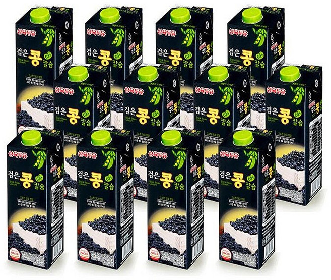 삼육두유 검은콩 칼슘 두유, 950ml, 12개