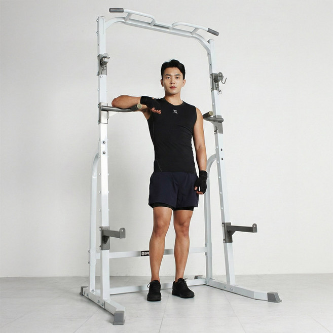 반석스포츠 스케일 하프랙 M 파워랙 미니랙 스쿼트랙 데드리프트 멀티랙 치닝디핑 철봉 가정용헬스기구