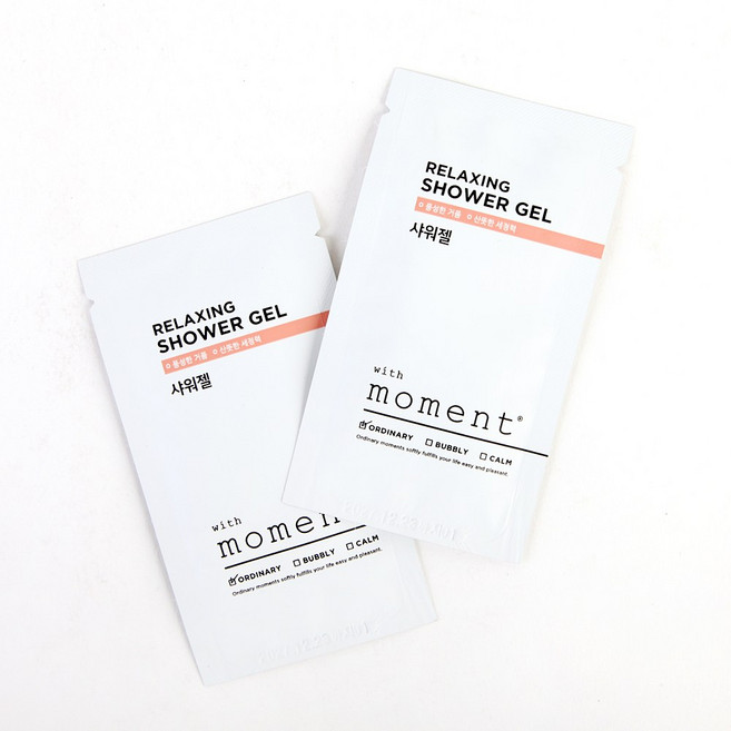 일회용샤워젤 헬스장 업소용 호텔 여행용 1회용바디워시 개별포장, 1개, 8ml