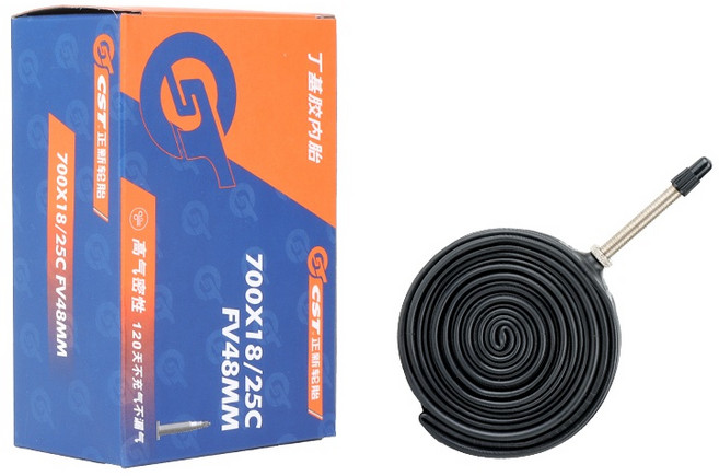正新內胎 700x18/25C 700C公路車內胎 跑車內胎 622內胎, 法嘴 48mm, 1個