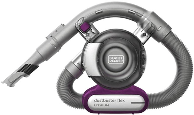 블랙앤데커 플렉시블 코끼리코 무선 핸디형 청소기, 보라, PDB315JP