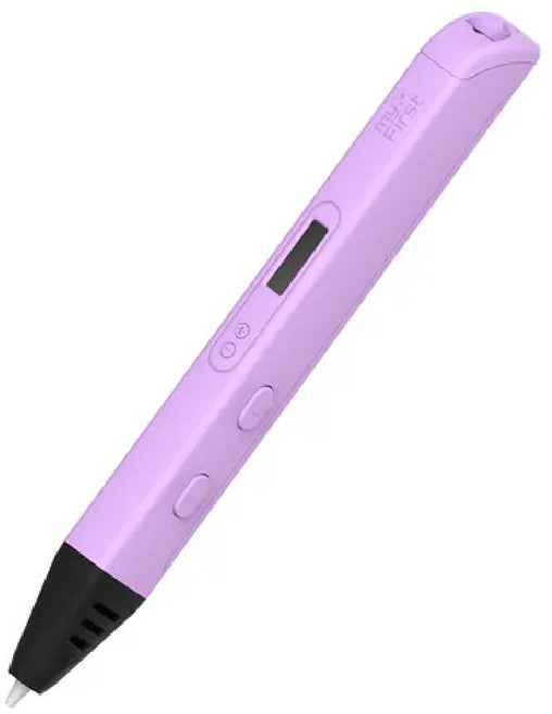 myFirst 3D Pen Artist 3D列印筆 12歲以上適用 溫度控制 螢幕顯示 防堵設計, 粉紫色