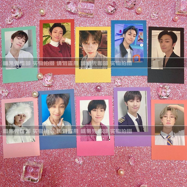 SEVENTEEN Album Photo Cards, 1個, 徐明浩 彩色 01款 10張一套+專輯小卡保護套（覆膜）有孔 10個