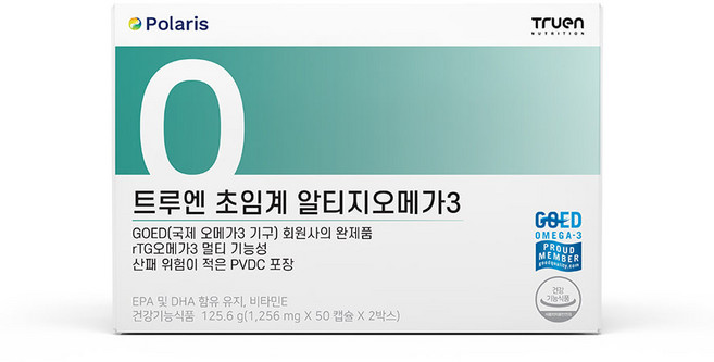 Truen 초임계 알티지 오메가3, 100정, 1개