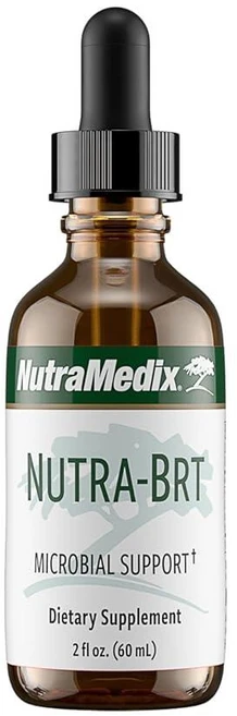 Nutramedix Nutra BRT - 장 건강 및 을 위한 액체 허브 보충제 소화 건강을 쿠만다 껍질 호투이니아 잎 시스템 부스터 (60mL) 206447, 2 Fl Oz (Pack of 1), 60ml - 쿠팡