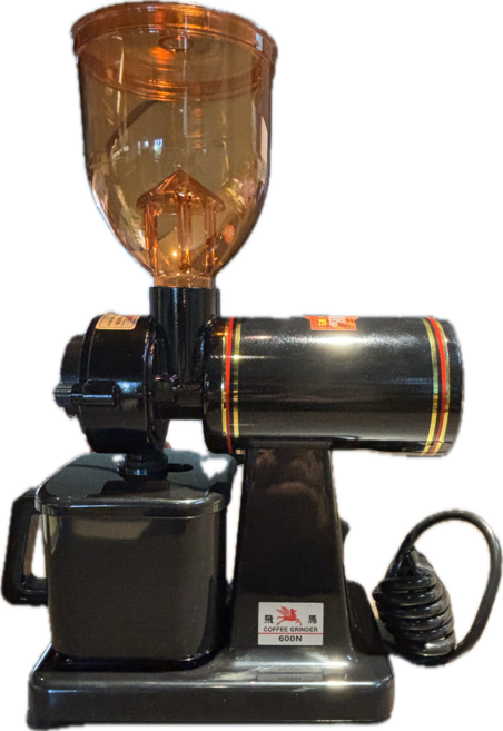 楊家機械廠 YANG-CHIA 600N 咖啡磨豆機 家用手沖咖啡研磨神器, 黑色(附毛刷), 1個, 227ml