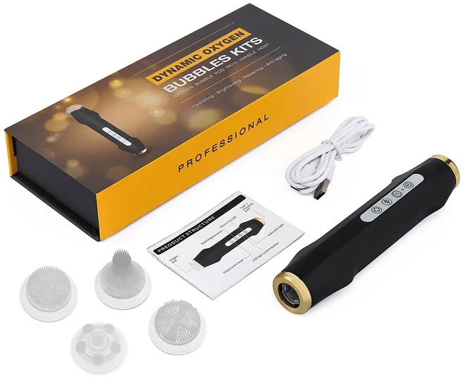 버블 페이셜 머신용 NEW CO2 팟 키트 페이셜 SPA 뷰티 CO2 캡슐 아쿠아 페이셜 머신용 CO2 세럼 젤 스킨 케, 02 Facial CO2 Machine