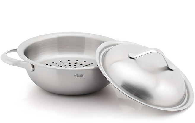 국내산 포스코스텐 인덕션(IH) 리파인드웍찜20, 1개, 20cm