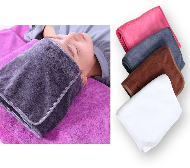 베드연구소 사각 미용 마사지 피부 관리실 헤어터번 헤어밴드, 1개, 브라운