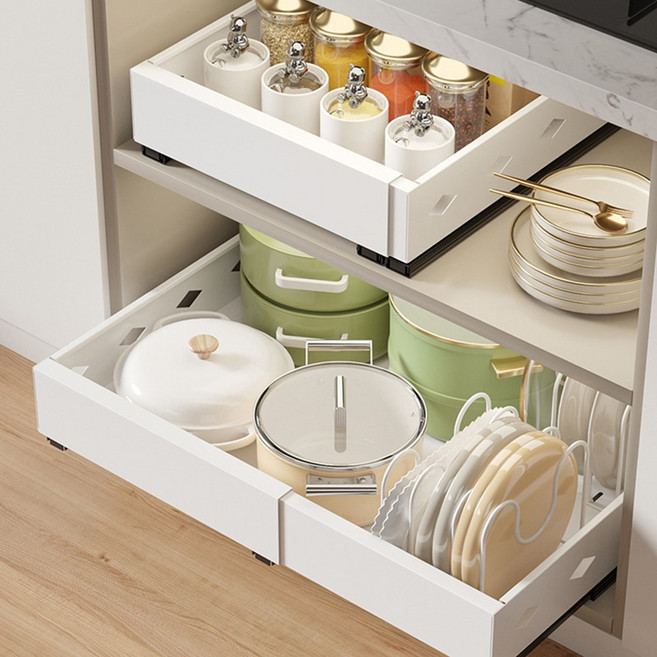 오틀리 넓이조절 슬라이딩 주방 선반 접시정리대, 1개