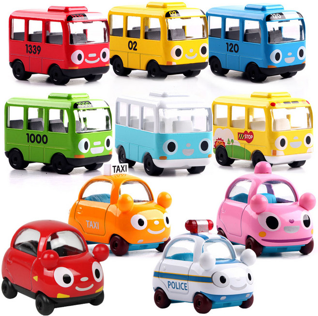 kami 타요 미니카 10종 세트, 혼합색상, 1세트