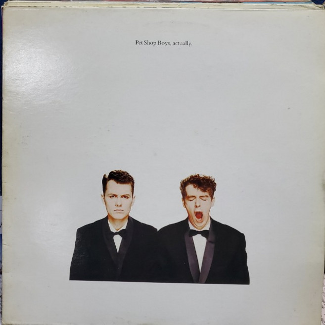 2562)PET SHOP BOYS (ACTUALLY) One Moment Chance. It Couldn.t Happen Here가요 중고 팝 클래식 라이센스(LP음반)