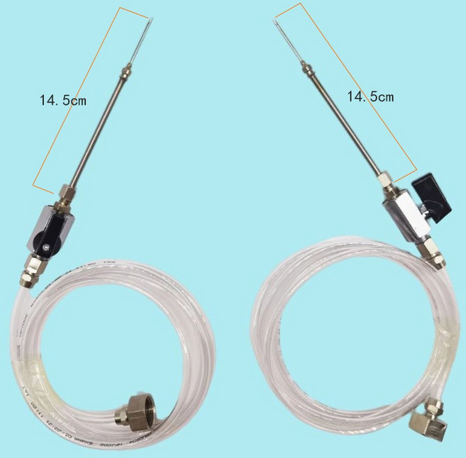 츠모토식 방혈 생선피빼기 노즐 신케지메 분사노즐 가는 굵은 신선도 물고기 이케시메 빼는, 밸브형 B 세침 두 개