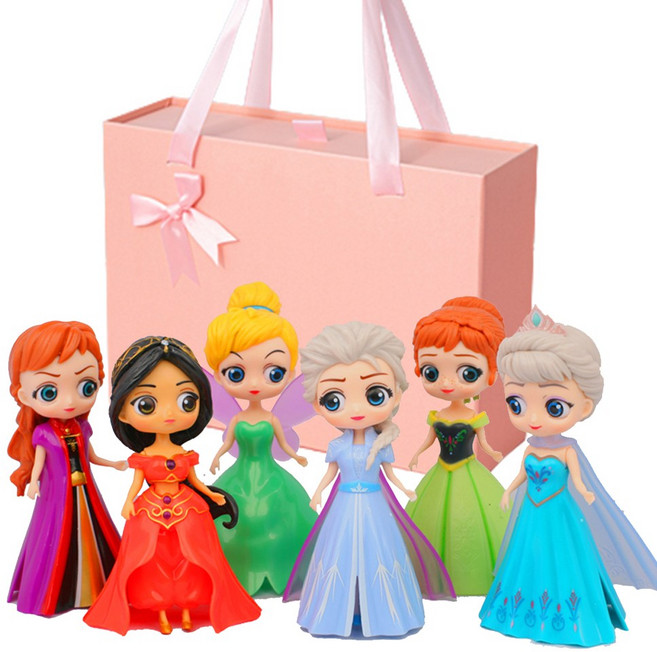 캐보트 왕눈이 공주 클립인형, 옵션 3-2 클립인형 2+선물박스, 1세트