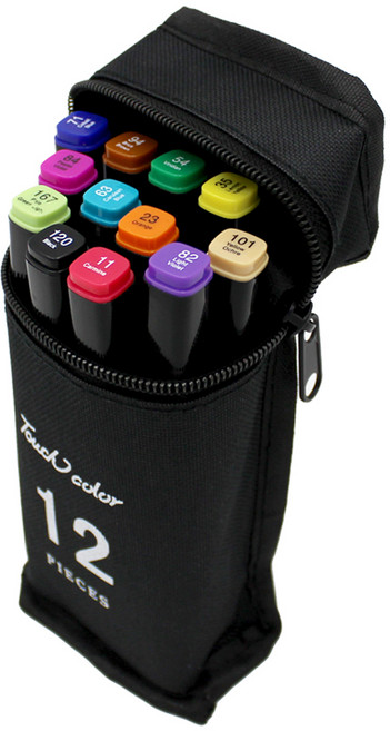 드로잉 트윈 마카 12색 세트, 1세트