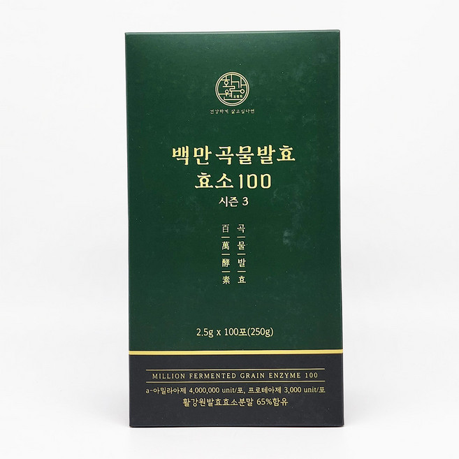 활강원 백만곡물발효 효소 100포, 1개, 100