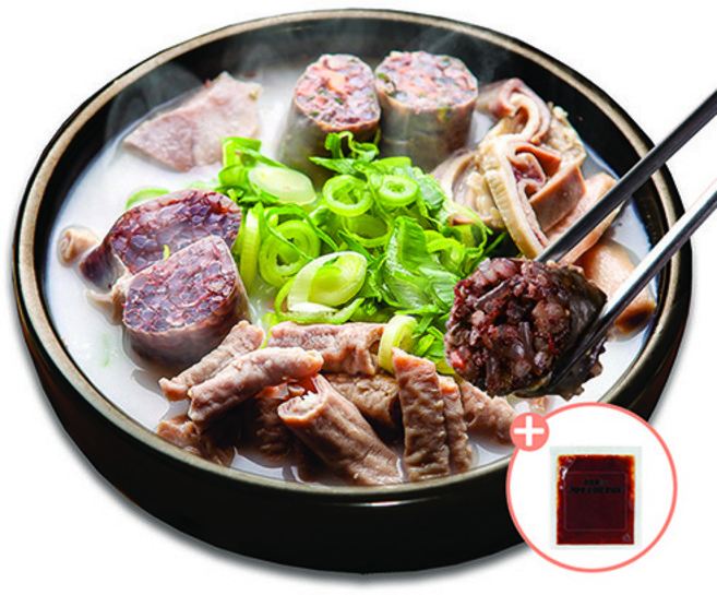 (주)장순필푸드 가마솥 순대탕 순대국 700g, 10개