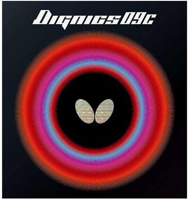 버터플라이 하이텐션 선수 탁구러버 디그닉스 09C, 단일사이즈, 1개