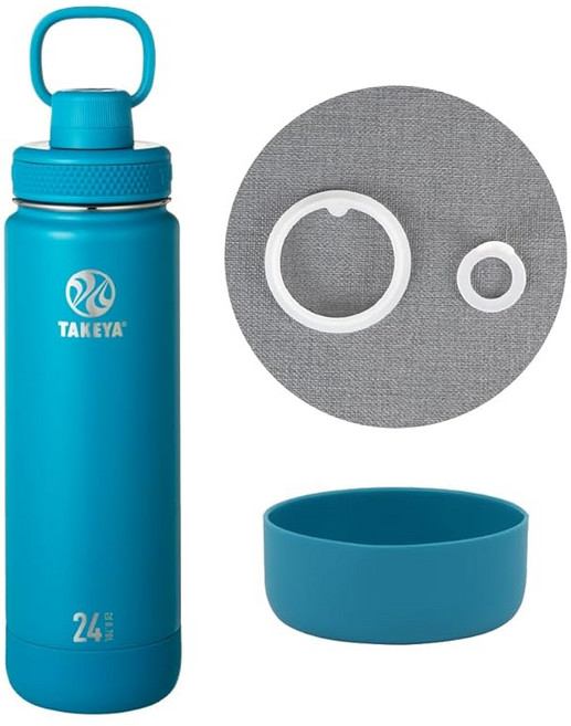 Amazon.co.jp 공식 타케야 액티브 라인 II 파츠 세트 미스틱 블루 0.7L 700ml 보냉 전용 보온병 스테인리스 보틀 직접 마시기 TAKEYA