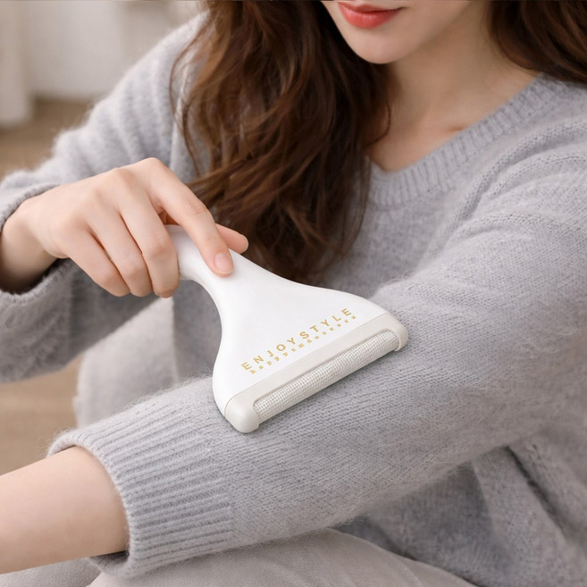 세탁소용 전문가용 수동 보풀 제거기, 화이트