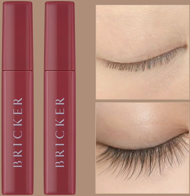 브릭커 루트풀 나이트 연어단백질 속눈썹영양제 세럼, 2개, 12ml