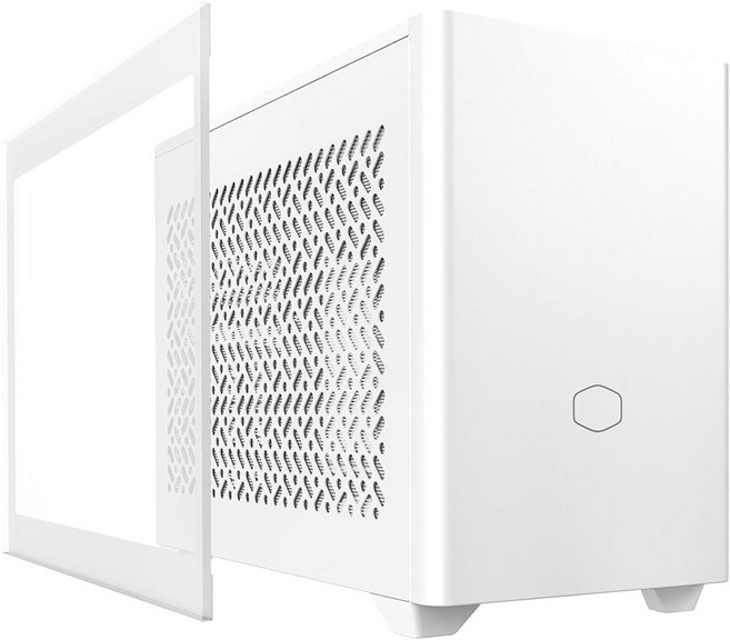 쿨러 마스터 NR200P V2 화이트 미니 ITX PC 케이스 준비 완료 SFX 핏 PSU 설치 280mm AIO 지원 357mm 수직 GPU 마운트 설계 Nvid, NR200P V2 White, 1개
