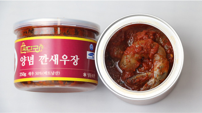 싸다구 양념 깐새우장 250g, 1개