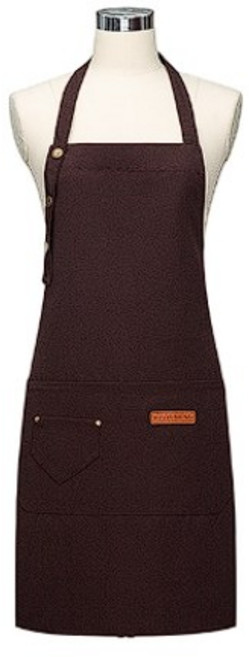 바리스타 앞치마, 브라운, 1개
