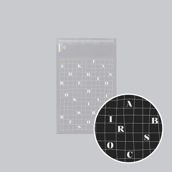 오피피봉투 OPP 접착봉투 크로스 15x24 장원패키지 [300ea]