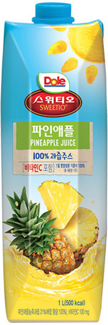 돌 스위티오 파인애플 쥬스 1000ml, 1개, 1L