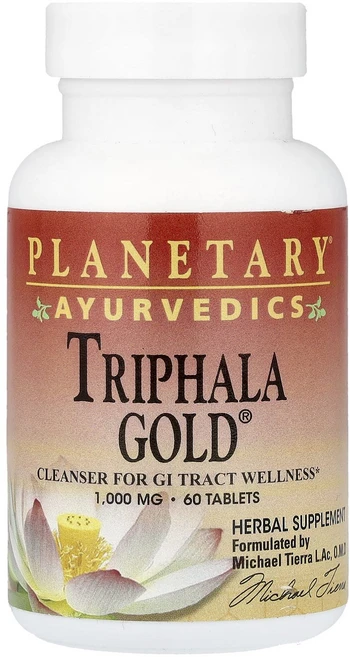 프리미엄상품 Planetary Herbals 아유르베다 Triphala Gold® 60정 끝내주게잘나가는상품, PlanetaryHerbals아유르베다TriphalaG, 1개 - 쿠팡