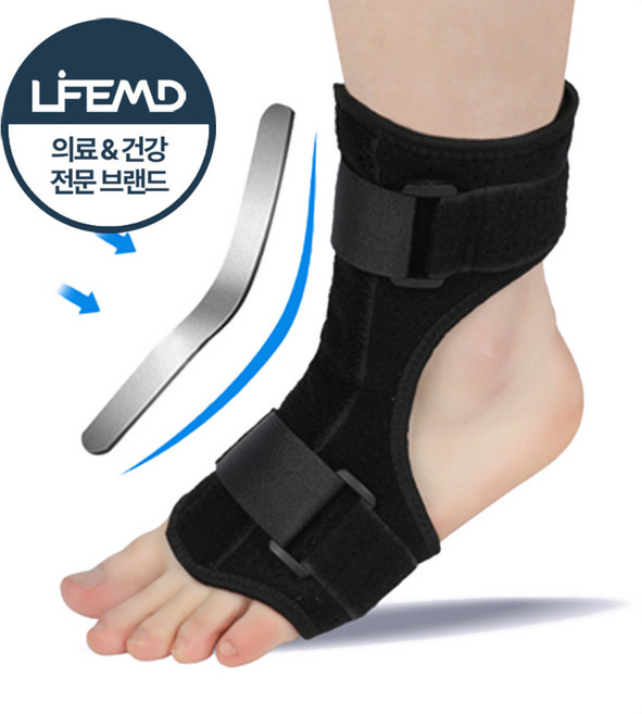 라이프엠디 발목 지지대 스포츠 헬스 기능성 발목보호대 인대 슬림 압박 보호 아대 스트랩 슬리브 밴드, 1개