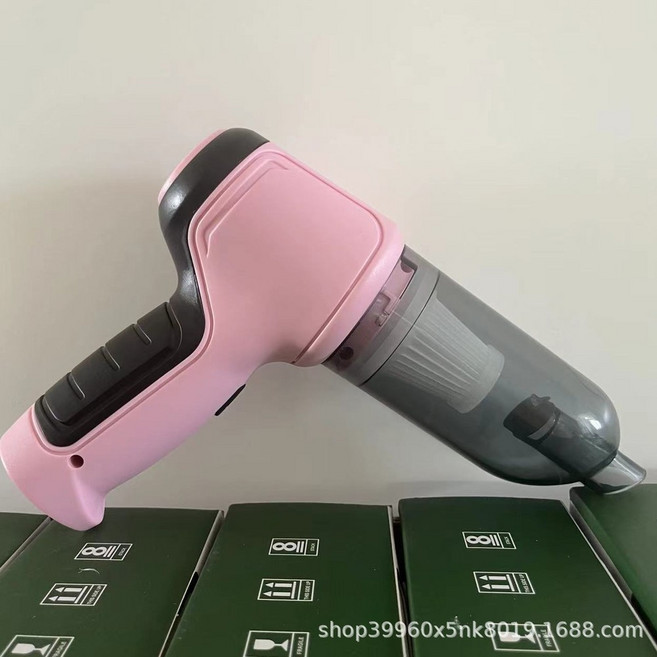 無線車載吸塵器, 粉色, 120W