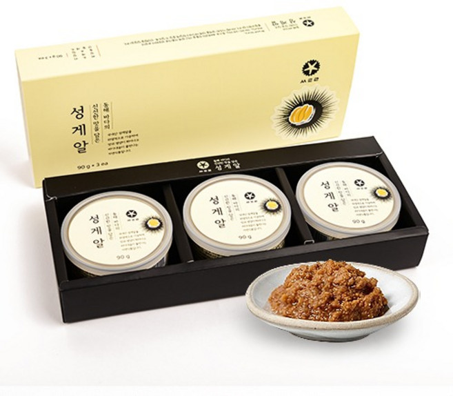 씨트리 성게알 통조림 선물세트 [90gx3ea], 3ea, 90g