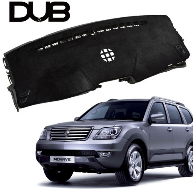 DUB 논슬립 벨벳 대쉬보드 커버 모하비 (08~16년1월), 모하비(08~16년1월), 블랙원단-블랙테두리