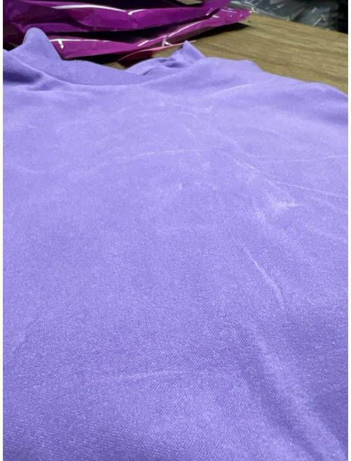 石墨烯能量衣, 高領(紫,女S-M) 胸43-50長57, 1個