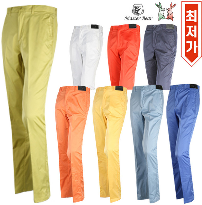 마스터베어 골프웨어 남성골프바지 스판바지 등산바지
