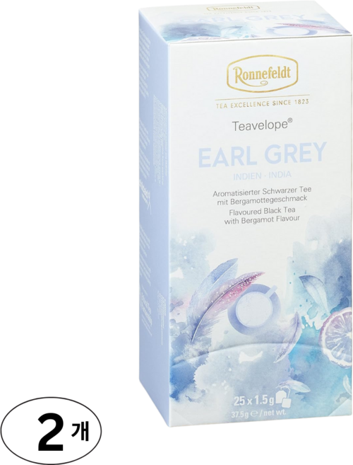 로네펠트 티벨롭 얼 그레이 홍차 25티백 x 2개, 25개입, 2g