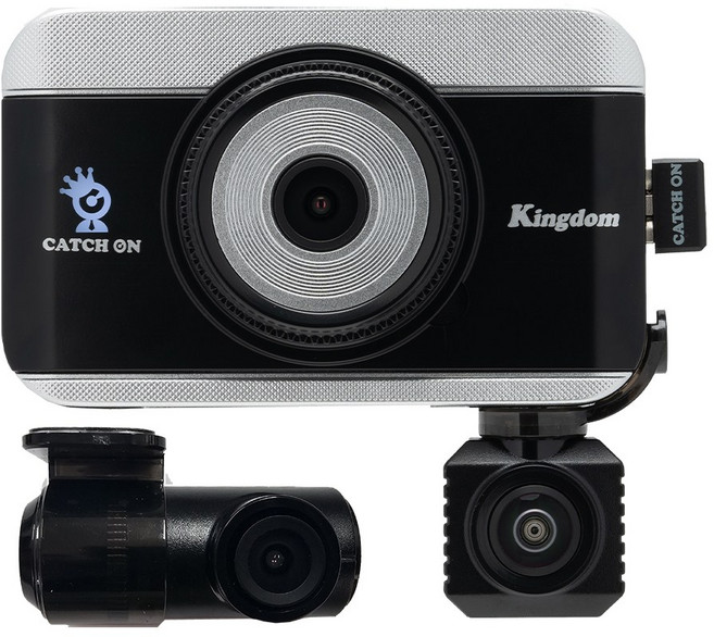 캐치온 킹덤 3채널 4채널 페달 급발진 블랙박스, 4채널(페달카메라포함)+GPS+동글이, 128GB