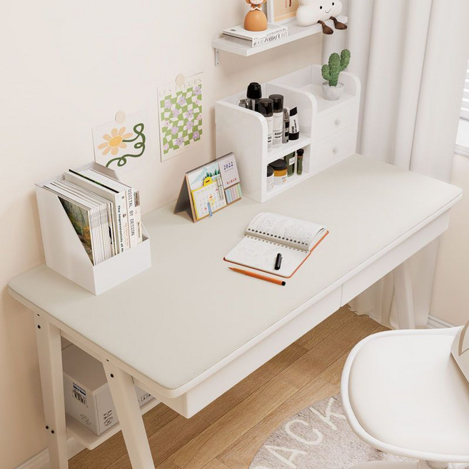 오염 방지 테이블 매트 패드 장패드 데스크매트 책상매트 깔개 덮개 가죽장패드, 흰색, 60*160, 1개