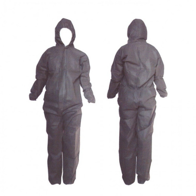 신정글러브 작업복 보호복 방진복 원피스 60g 회색, 2XL, 원피스그레이, 1개