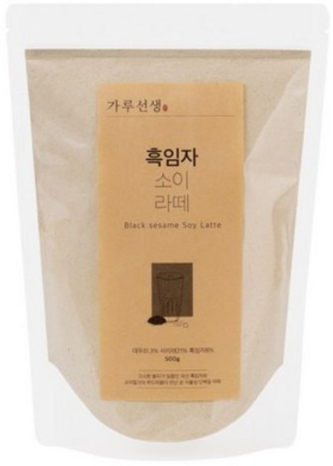 가루선생 흑임자 소이 라떼, 500g, 4개
