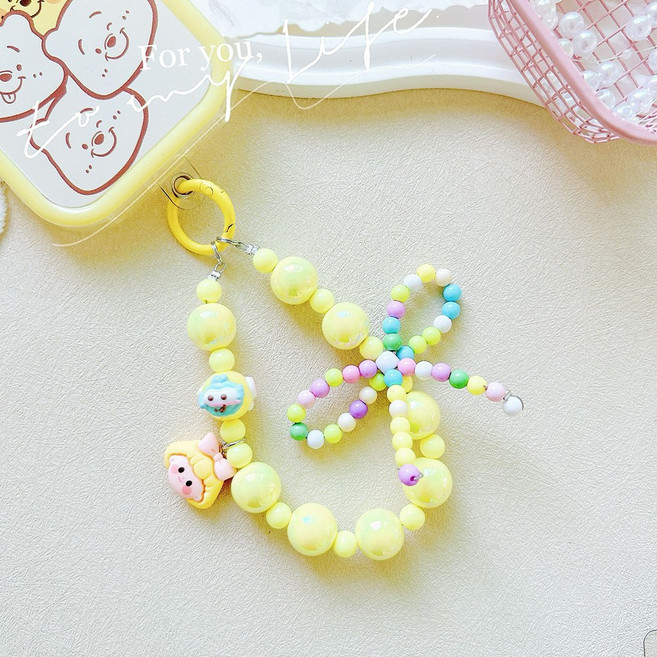 아이실린 다양한 스마트폰 손목 스트랩 투명 하트 키링 (34종), 1개, A-28