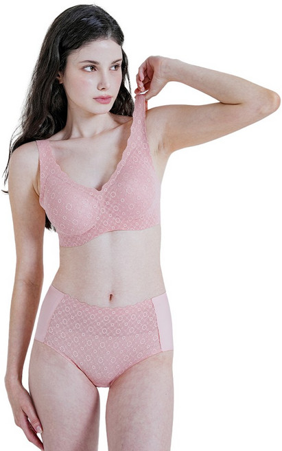 앤 왁스 노와이어 꿈의브라 브라 + 팬티 세트 심리스 런닝형