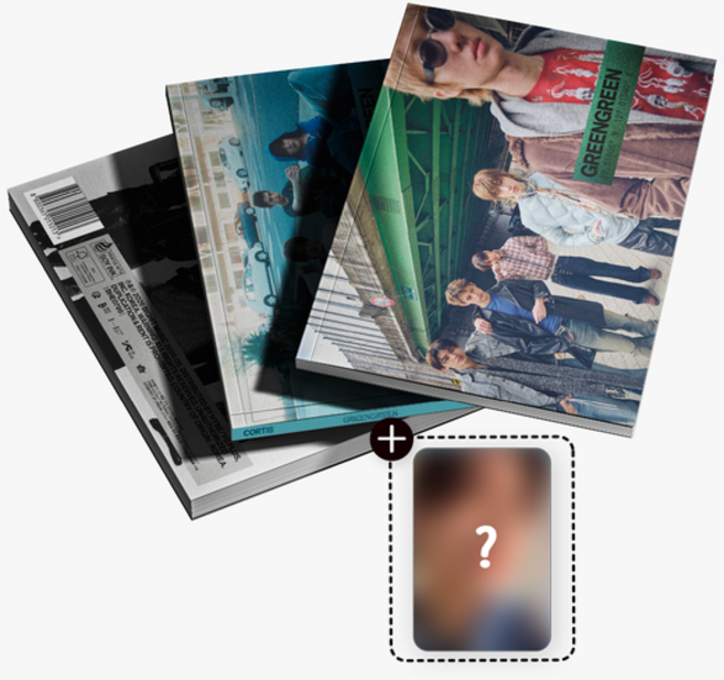 코르티스 앨범 CORTIS 미니2집 그린그린 GREENGREEN 3종 중 1종 랜덤, 1CD