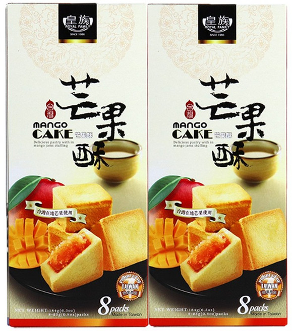 대만 망고 케이크, 2개, 184g