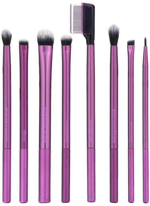 리어 테크닉 바이 사만사 챔프먼 에브리데이 아이 에센셜 섀도 + 아이라이너 + 마스카라용 브러시 8개, 1개